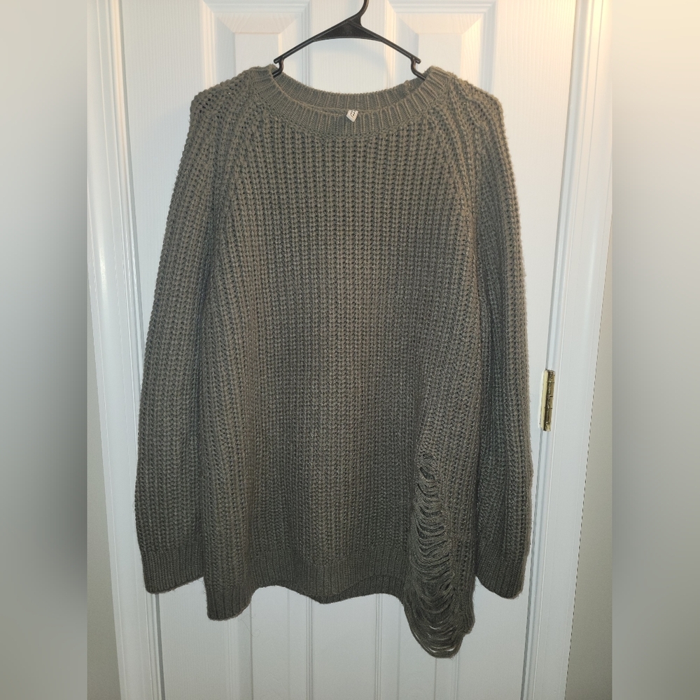 H&M Distressed Sweater